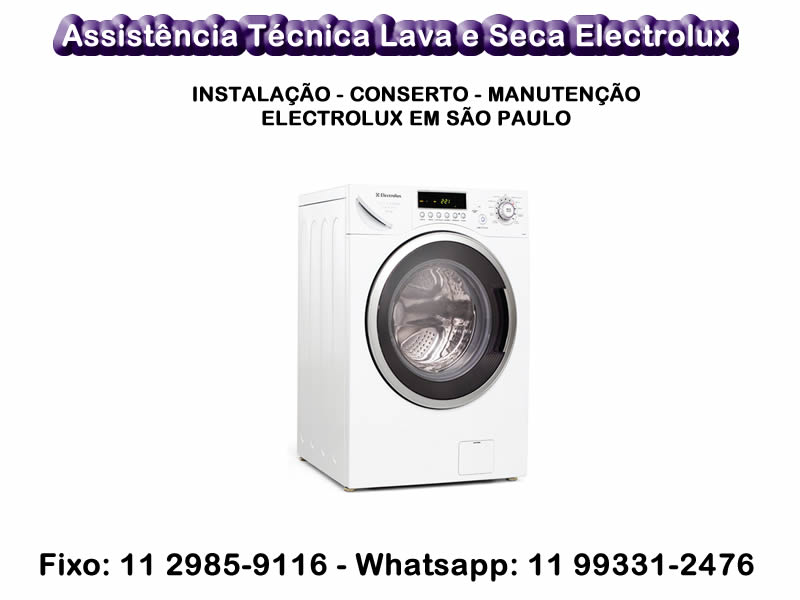 Assistência Técnica Lava e Seca Electrolux